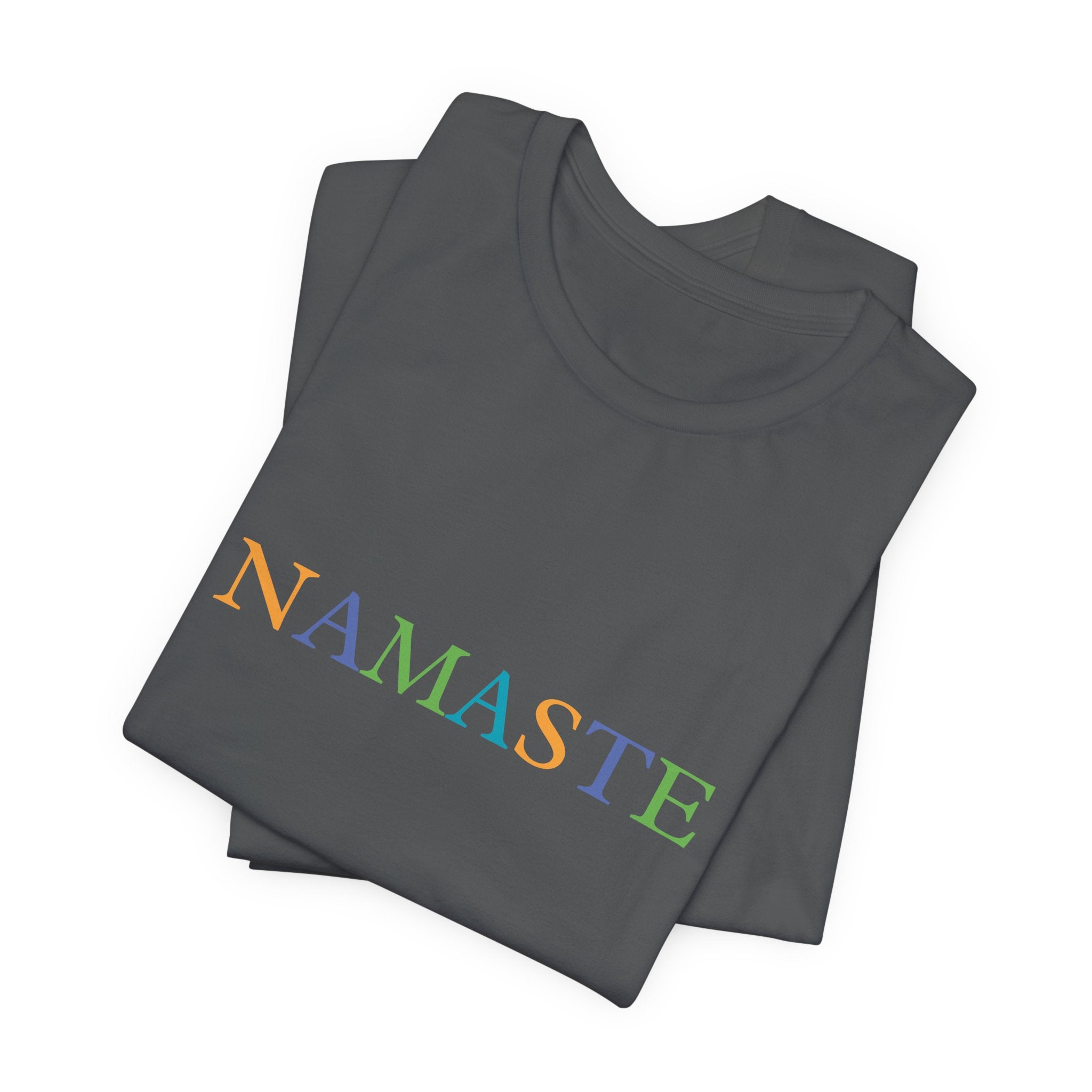 Tramunquiero NAMASTE Unisex T-Shirt with Crew Neckline