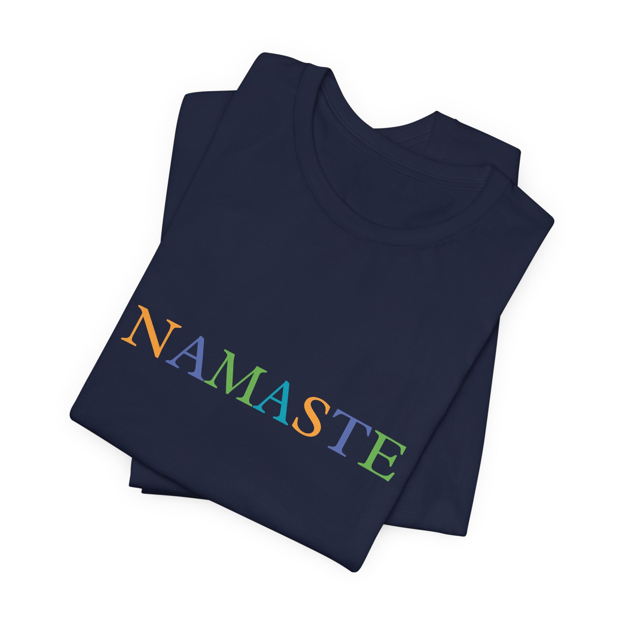 Tramunquiero NAMASTE Unisex T-Shirt with Crew Neckline